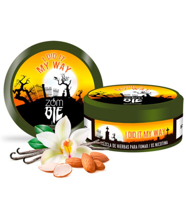 Imágenes de Zombie Herbal Shisha 50grs I Did It My Way Vainilla Con Almendras