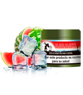 Imágenes de Hierbas para fumar en cachimba Blood Blocks Sandia Helada Zombie Herbal Shisha 200grs