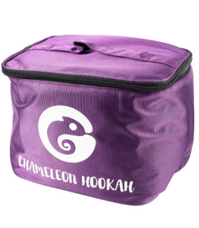 Imágenes de maleta de transporte para cachimbas mini Chameleon Hookah en color MORADO