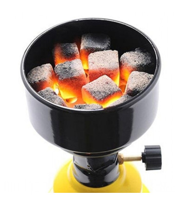 Imágenes de Hornillo de Gas para cachimbas Hookah Flame en color Verde