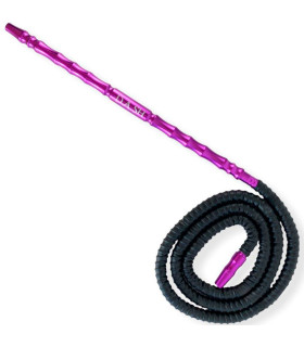 Imágenes de manguera brasileña de silicona para cachimbas Dashishas Lightning en color MORADO por sólo 19'99€