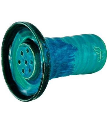 Imágenes de cazoletas americanas ALPACA BOWL Apache en color AZUL Y VERDE compatibles con Provost ✓