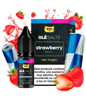 Imágenes de Oél Salts Líquidos para vaper con 10mg de aroma Strawberry Redbull
