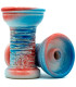 Imágenes de cazoletas de barro blanco chamotado HC Strip High Fire Spray en color Azul y Rojo para PROVOST