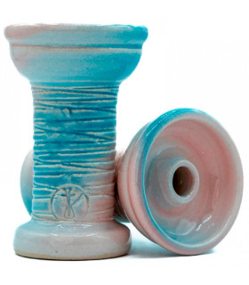 Imágenes de cazoletas para cachimbas HC Strip High Fire en color Azul y Rosa compatibles con Provost envíos 24 horas BARATAS y e