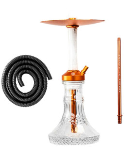 Imágenes de nueva cachimba Medusa Shisha Shop MOON en color Naranja y Blanco [Orange White] 89'99€