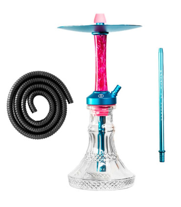 Imágenes de cachimba Medusa Shisha Shop en color Pink Blue [Rosa y Azul]