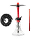 Imágenes de nueva cachimba Medusa Shisha Shop en color Negra y Roja MOON Black Red con envío gratis por sólo 89'99€