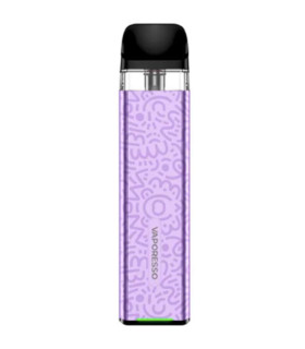 Imágenes de nuevo pod recargable Vaporesso XROS 3 Mini Kit en color Lilac Purple; vapeadores con sales de nicotina
