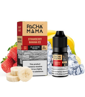 Imágenes de sales de nicotina Pachamama Strawberry Banana Ice 10mg