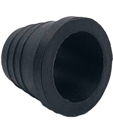 Imágenes de junta de goma para cazoletas de cachimbas con diseño estriado en color NEGRO Cold Smoke