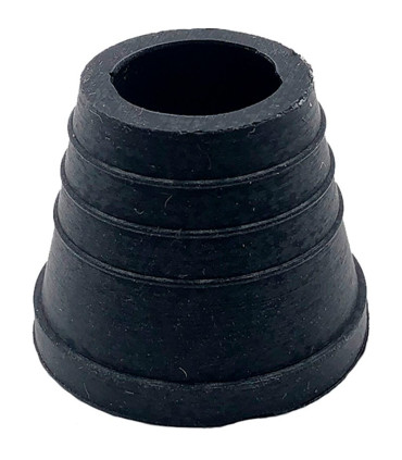 Imágenes de junta de goma para cazoletas de cachimbas con diseño estriado en color NEGRO Cold Smoke