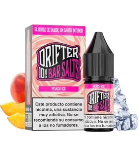 Imágenes de sales de nicotina para vapear Melocotón Helado Peach Ice en formato 10ml 10mg de nicotina para PODS