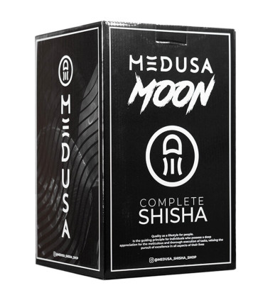 Imágenes de cachimba Medusa Shisha Moon Turquesa White