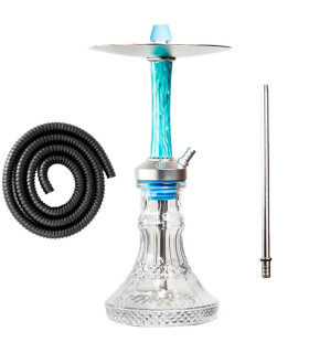Imágenes de cachimba Medusa Shisha Moon Turquesa White