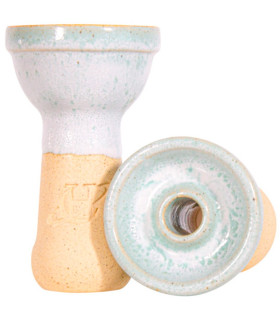 Imágenes de cazoleta para cachimbas Helium Stoneware Phunnel Ocean Foam compatible con Kaloud Lotus