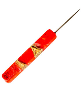 Imágenes de punzones para cachimbas de color ROJO modelo Chameleon Hookah fabricado en RESINA al mejor precio.