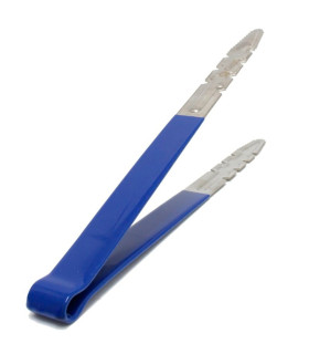Imágenes de pinzas para cachimbas con mango grip de color Azul modelo CAESAR GRIP 32cm BLUE