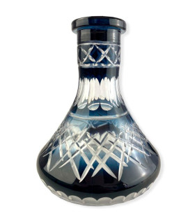 Imágenes de base mini rusa para cachimbas Dashishas Cuts Pro Mini Black o Negra