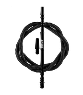 Imágenes de manguera para cachimbas corrugada DMNT PRO Premium BLACK en color [Negro]