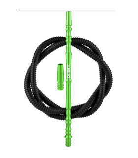 Imágenes de manguera para cachimbas DMNT Premium PRO en color VERDE [Green]