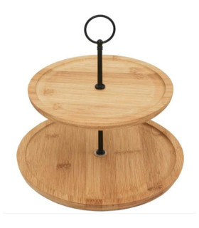 Imágenes de expositor para cazoletas y accesorios de cachimbas fabricado en Bambú