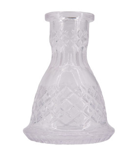 Imágenes de base de cristal para Cachimbas COLD SMOKE NANO en color TRANSPARENTE