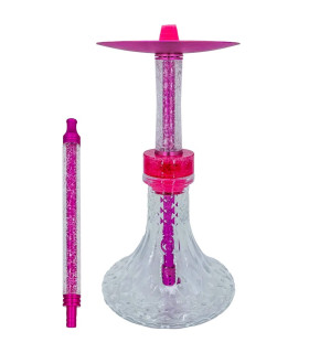 Imágenes de cachimbas Chameleon Hookah Urban Style de color ROSA y BLANCA