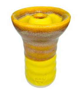 Imágenes de cazoleta Alpaca Suri en Stock de color Amarillo y Morado