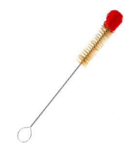 Imágenes de cepillo de limpieza de pelo natural con punta de lana para cachimbas