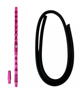 Imágenes de manguera para cachimbas K-Lada Helix en color MORADA