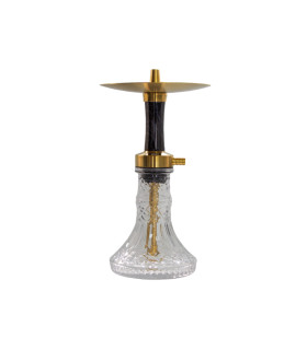 Imagen de la cachimba Helium Moebius Gold Edition · Black/White
