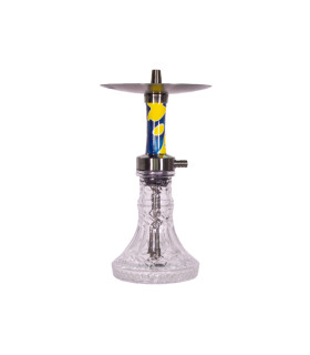 Imagen de la cachimba Helium Moebius Black Edition · Blue/Yellow