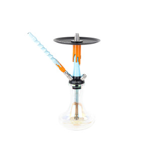 Imagen de la cachimba Mamay Customs Flow · Orange / Blue