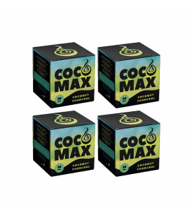 Imagen del pack ahorro de carbones naturales Coco Max 28mm · 4kg