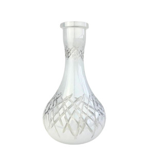 Imágenes de nuevas bases para cachimbas DAShishas UOVO Cuts en color BLANCO