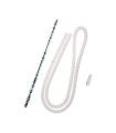 Helium Blazar con Boquilla de Aluminio Flex · Blanca