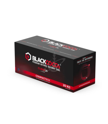 Carbones naturales Black Coco (26mm) - cajón 20kg