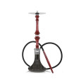 Hardwood Hookah Supreme Burgundy Black