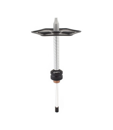 Saocca Silver Black Hookah John