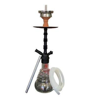 Cachimba Amy Deluxe 4-Star 460 Black / Transparent