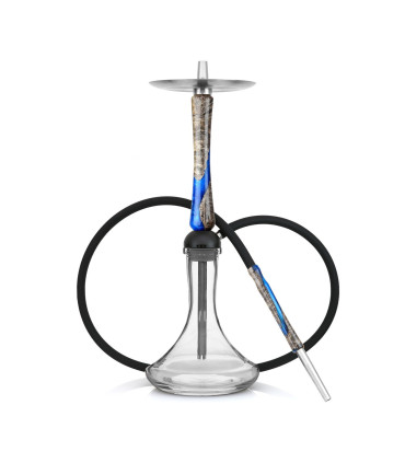 Maverick Hookah Amber Blue Black