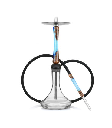 Maverick Hookah Amber Blue Brown