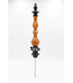 Cachimba Regal Hookah Queen Exotic Wood Red/Yellow