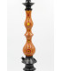 Cachimba Regal Hookah Queen Exotic Wood Red/Yellow