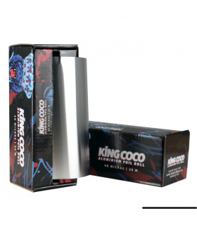 ROLLO ALUMINIO KING COCO 40 MICRAS 25 METROS