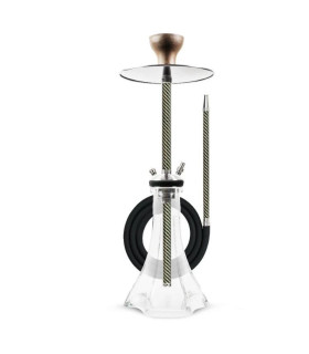RF Handmade Carbon Hookah Black