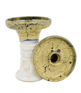 Cazoleta Hookah John Harmony Bowl Yellow Berry Over White