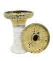 Hookah John Harmony Bowl YELLOW BERRY OVER WHITE