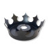 Cachimba Plato de Corona Hookah Máster Negro